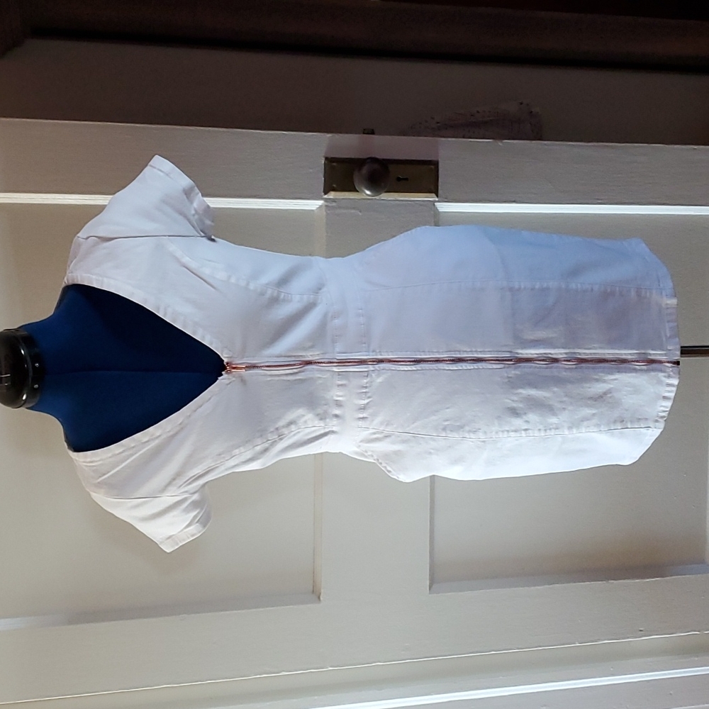 Guess white denim dress